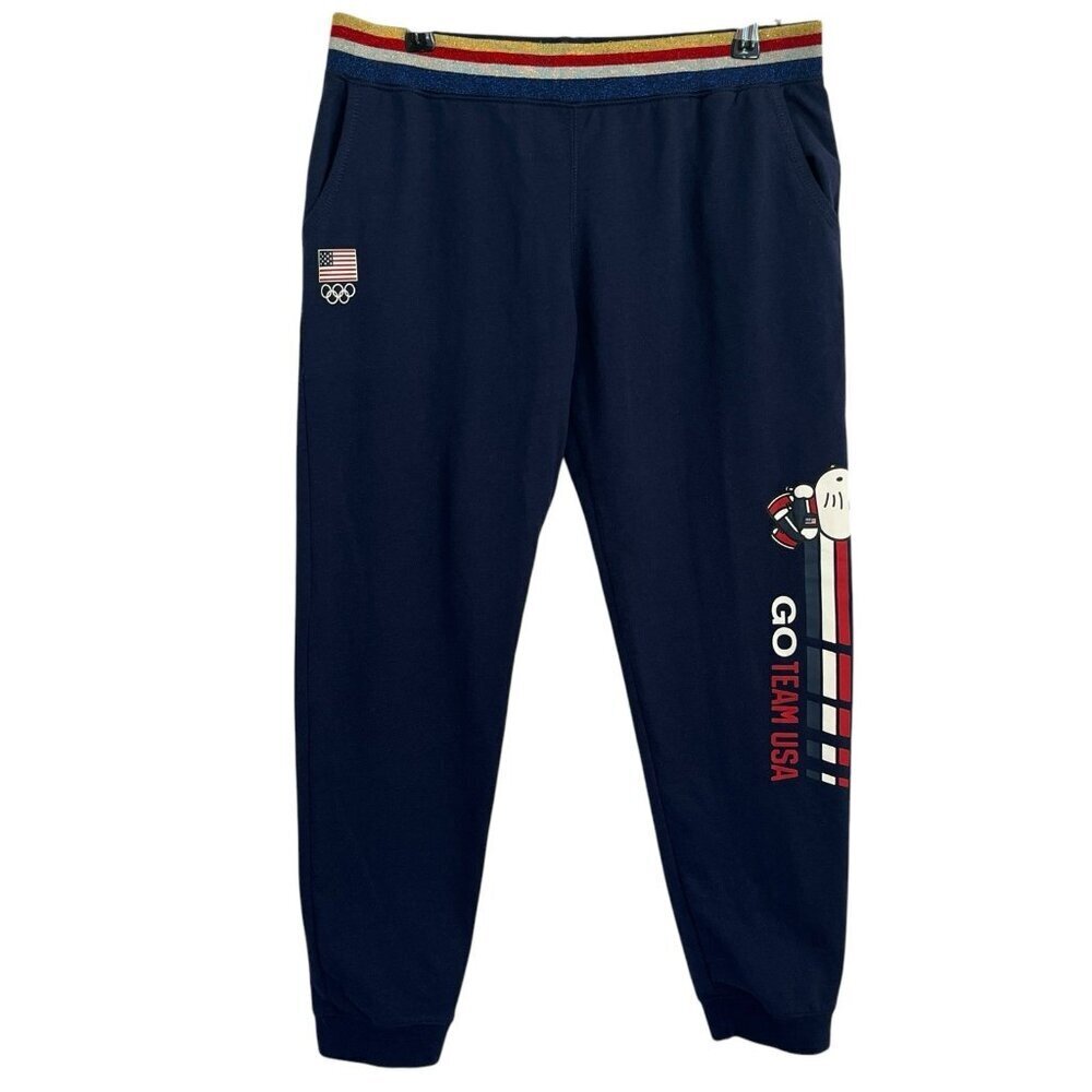Hello Kitty Go Team USA Olympics Jogger Pants Sweatpants Girls XL 14-16 Sanrio